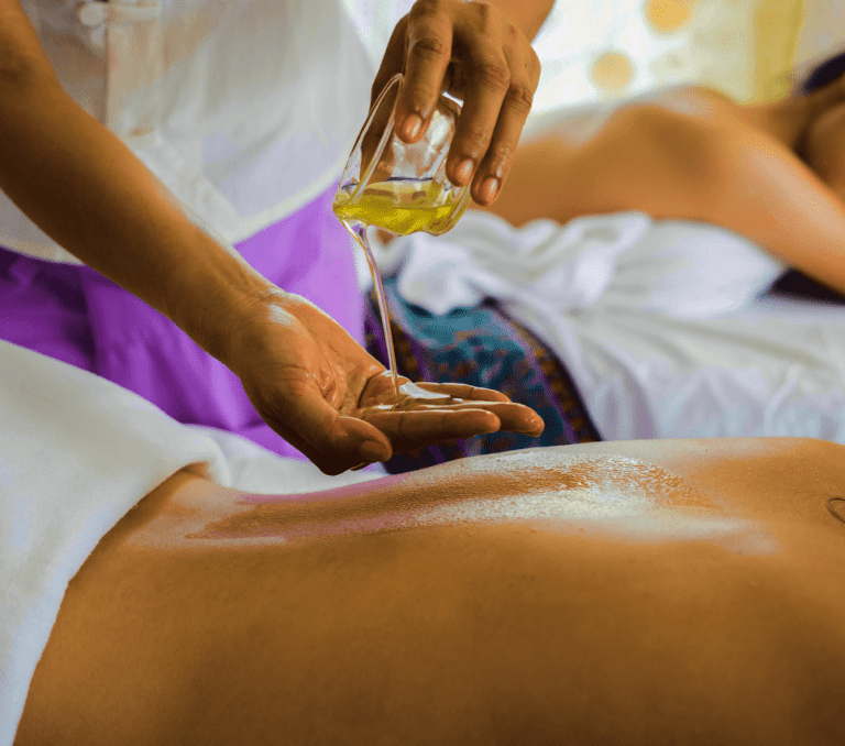 oil massage image